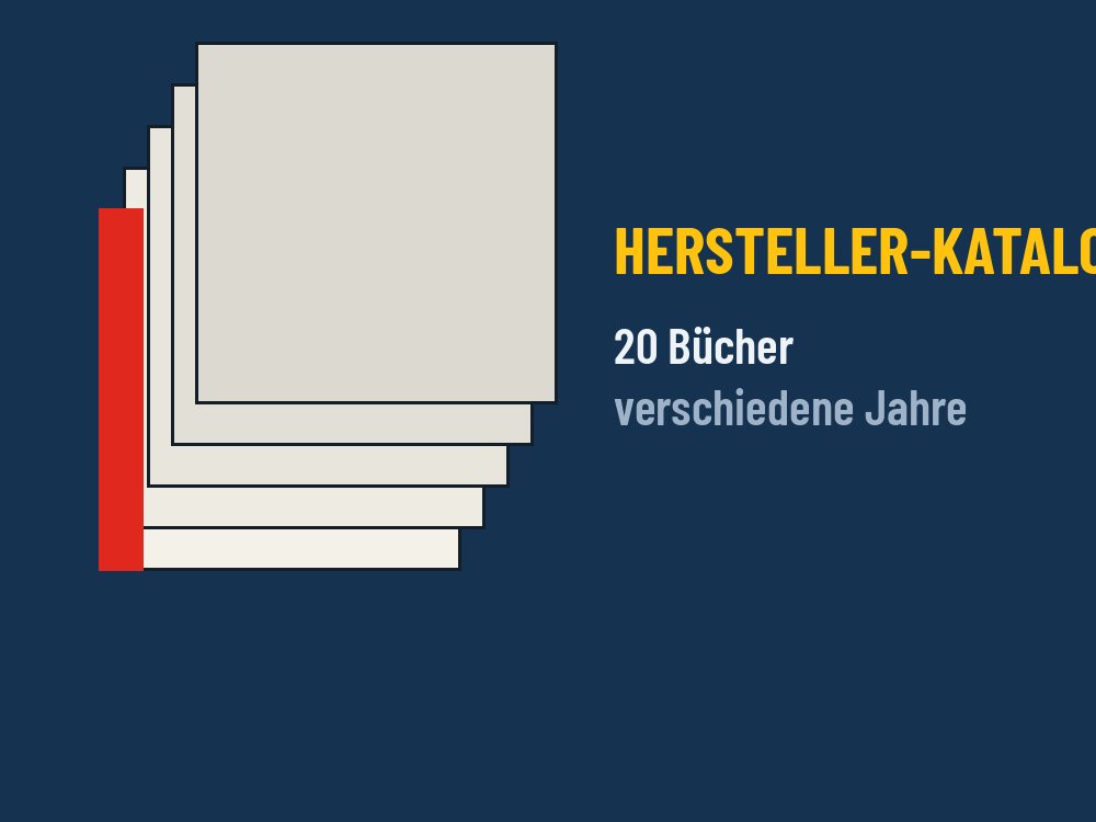 Hersteller-Kataloge Hersteller-Kataloge, 20 Bücher, Foto 1