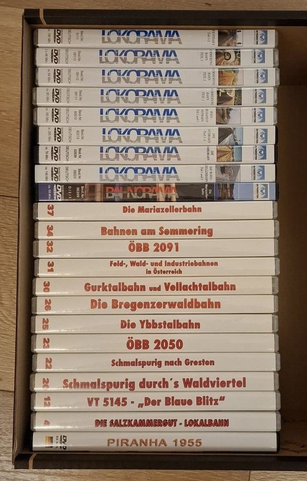 Railway Media Group Bahn im Film (Railway Media Group, Wien), 12 DVDs, Foto 1