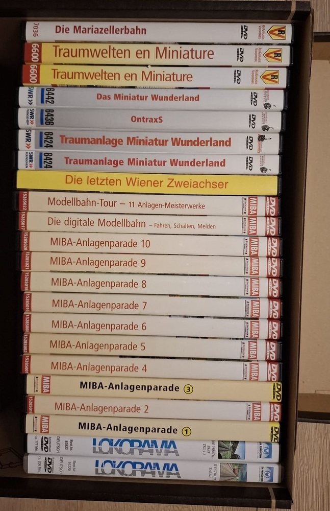 MIBA MIBA-Anlagenparade, 10 DVDs, Foto 1