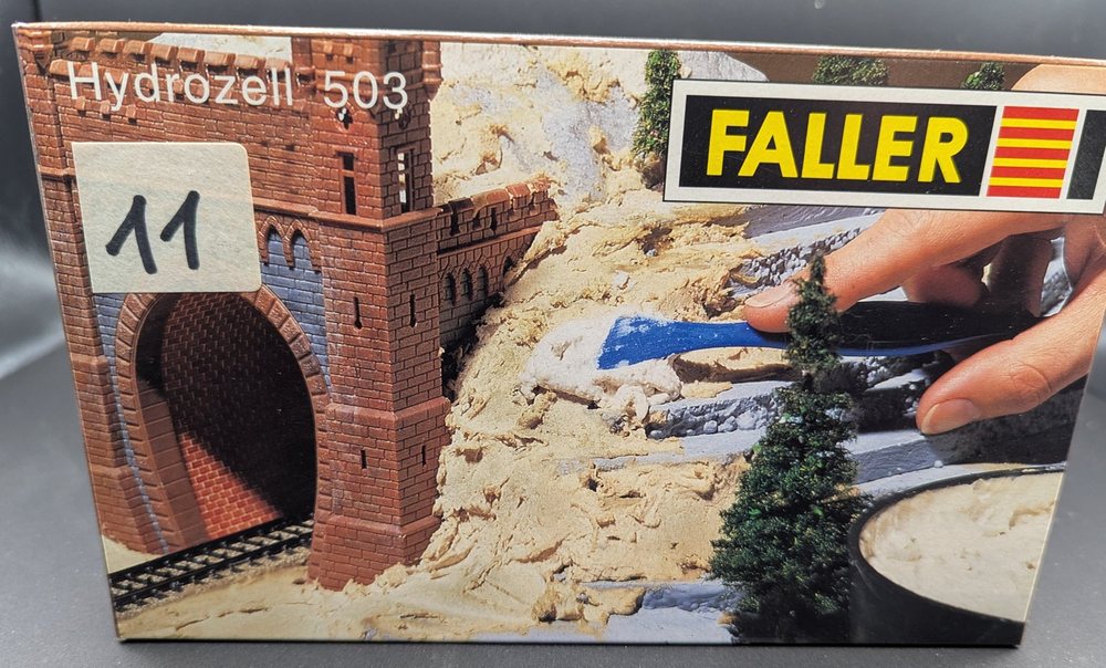 Faller Hydrozell 503, Geländebau-Spachtelmasse mit Spachtel, 120 g, Foto 1