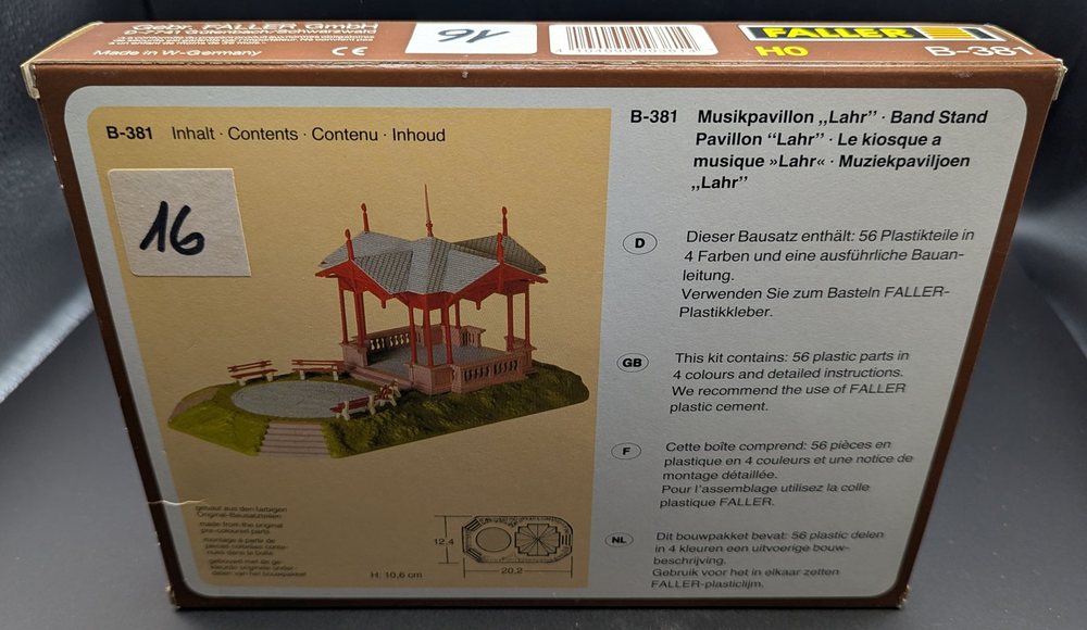 Faller Musikpavillon Lahr (B-381), Foto 2