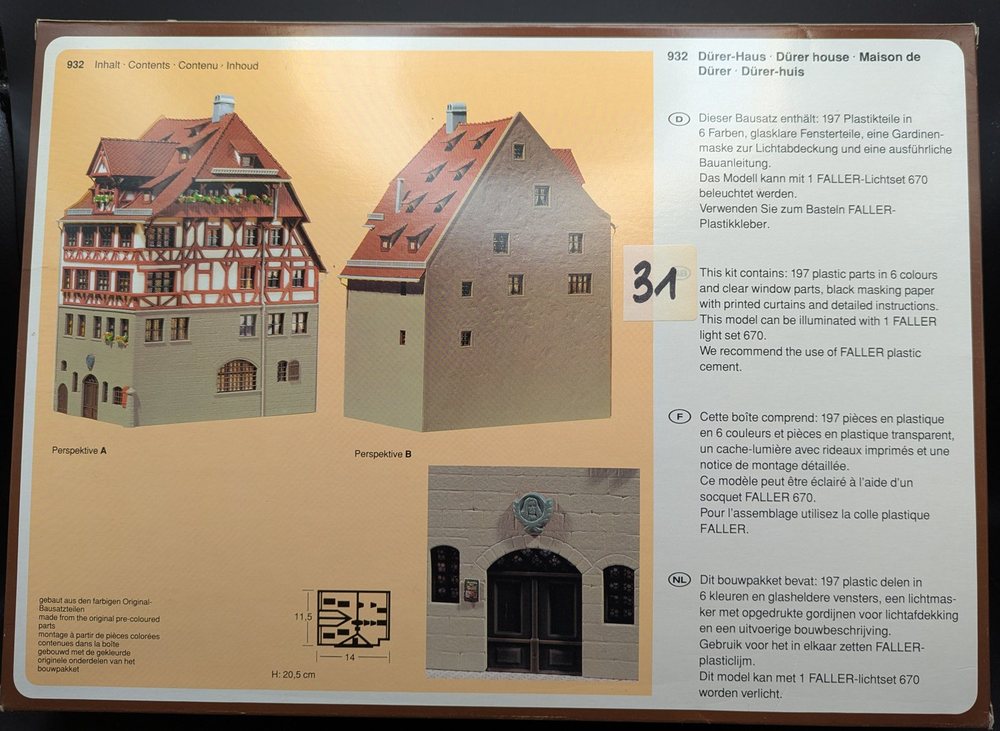 Faller Dürer-Haus (932), Foto 2
