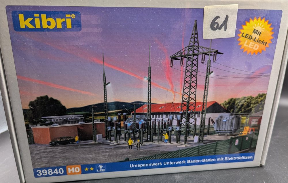 kibri Umspannwerk Unterwerk Baden-Baden mit LED (39840), Foto 1