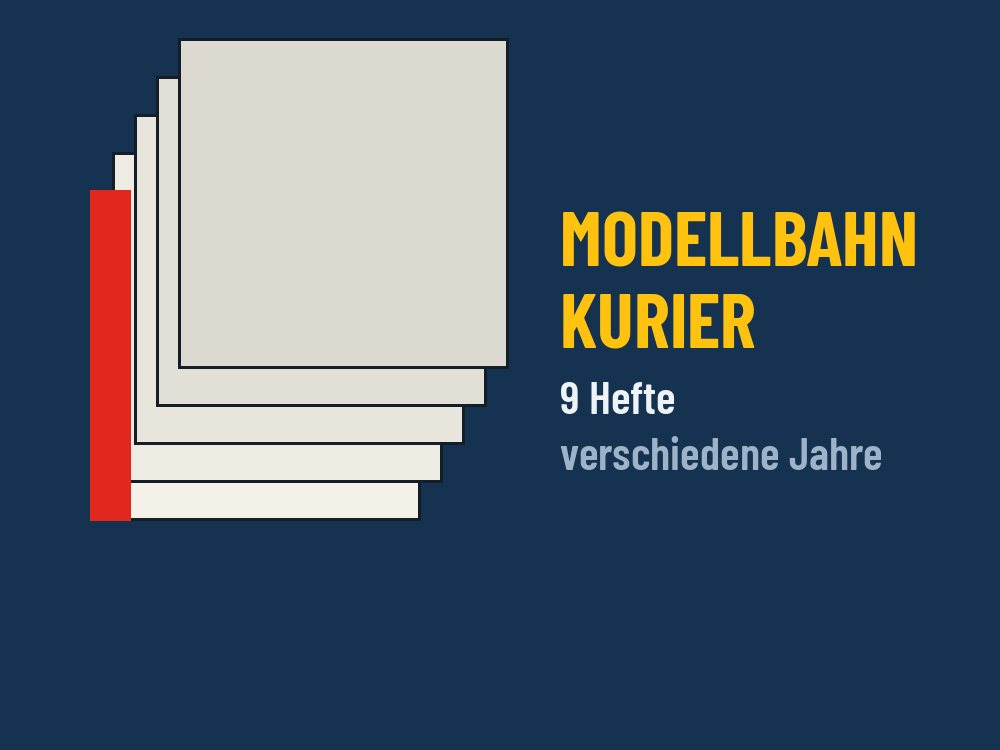 EK-Verlag Modellbahn Kurier, 9 Hefte, Foto 1