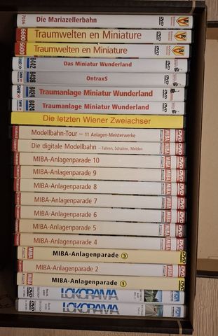 MIBA MIBA-Anlagenparade, 10 DVDs