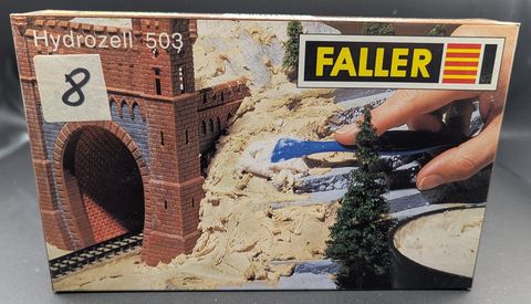 Faller Hydrozell 503, Geländebau-Spachtelmasse mit Spachtel, 120 g